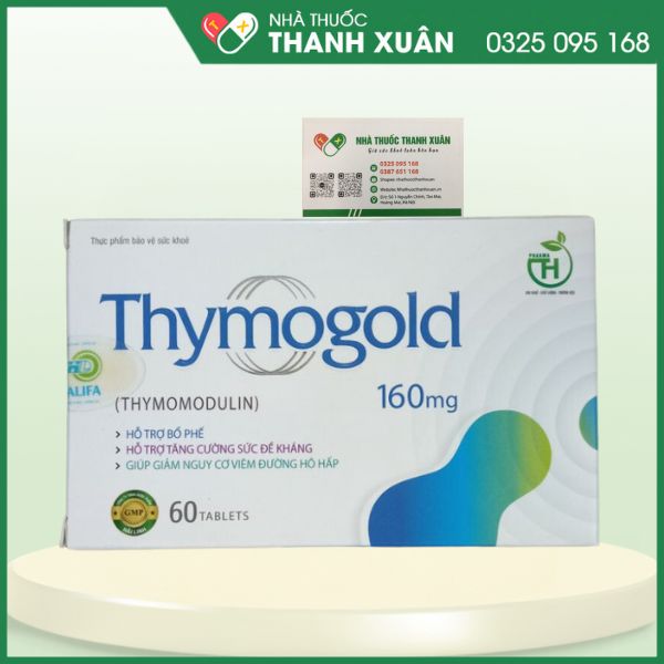 Thymogold 160mg - Hỗ trợ bổ phế, tăng cường sức đề kháng